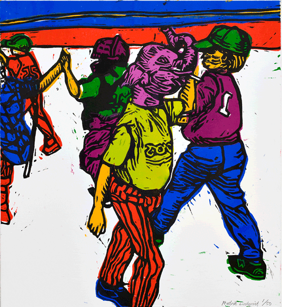 Fredrik Lindqvist- Grafiken auf Papier, graphic on paper